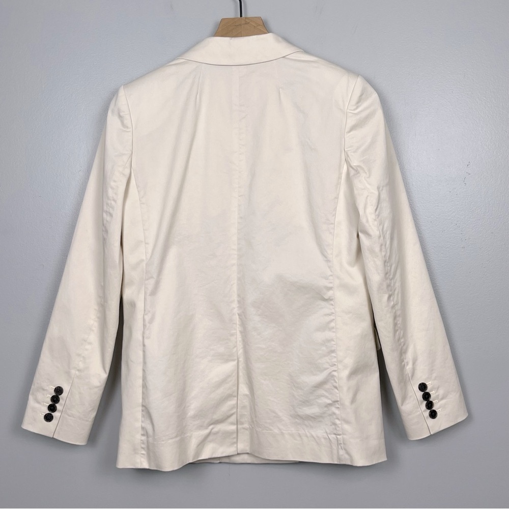 J.Crew ivory cotton Double Breasted Alfie blazer, size 2. - Picture 3 of 11